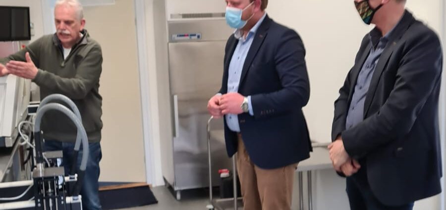 Bezoek van de gemeente